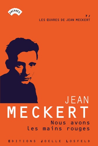 NOUS AVONS LES MAINS ROUGES, de JEAN MECKERT | portada del libro