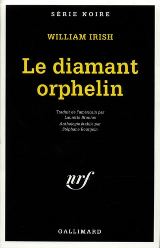 LE DIAMANT ORPHELIN, de William Irish | portada del libro