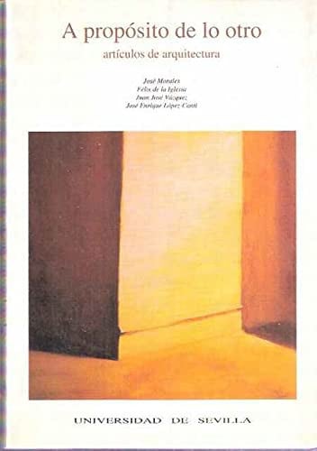A PROPOSITO DE LO OTRO, de SIN AUTOR | portada del libro