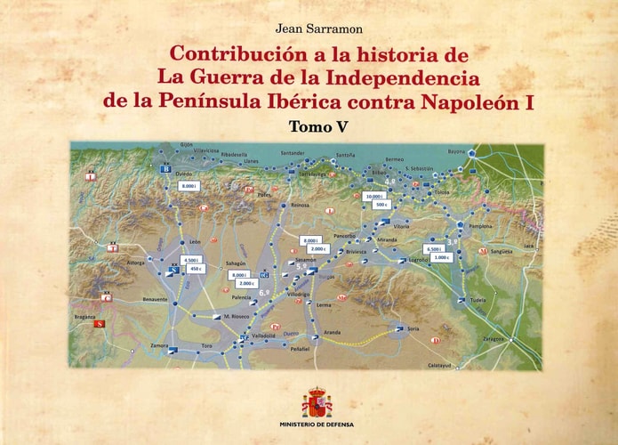 Contribución a la historia de la Guerra de la Independencia en la Pen¡nsula Ibérica contra Napoleón, de Sarramon | portada de
