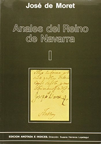 Anales del Reino de Navarra I, de MORET | portada del libro