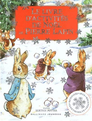 LE LIVRE D'ACTIVITES DE NOEL DE PIERRE LAPIN, de Beatrix Potter | portada del libro