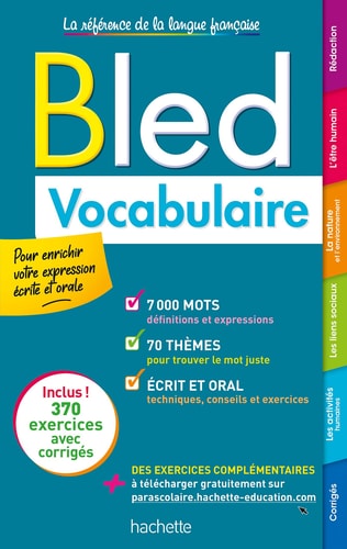 BLED VOCABULAIRE, de DANIEL BERLION | portada del libro