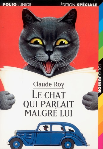 LE CHAT QUI PARLAIT MALGRE LUI, de Claude Roy | portada del libro