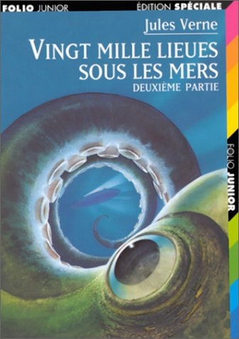 VINGT MILLE LIEUES SOUS LES MERS T2, de Jules Verne | portada del libro