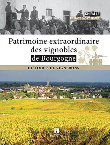 PATRIMOINE EXTRAORDINAIRE DES VIGNOBLES DE BOURGOGNE, de KHIEM LE | portada del libro