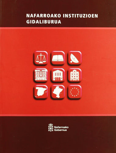 Nafarroako instituzioen gidaliburua (2004), de Dirección General de Comunicación | portada del libro