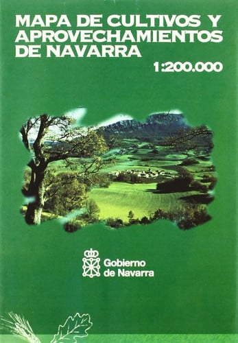 Mapa de cultivos y aprovechamientos de Navarra. E 1:200.000, de Ganadería y Alimentación Departamento de Agricultura | portad