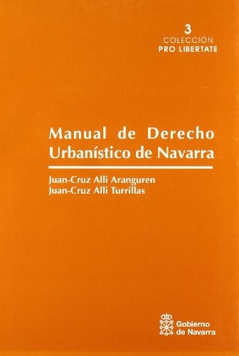 Manual de derecho urbanístico de Navarra, de Alli Aranguren | portada del libro