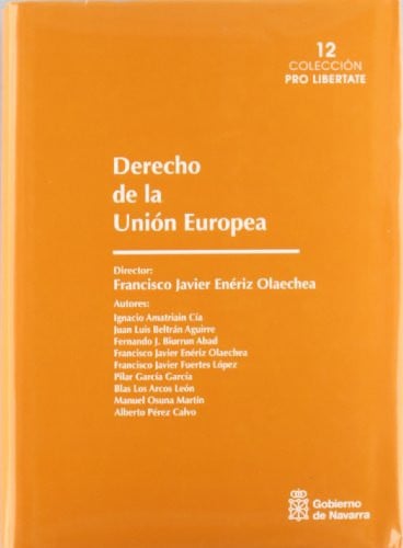 Derecho de la Unión Europea, de Varios autores | portada del libro