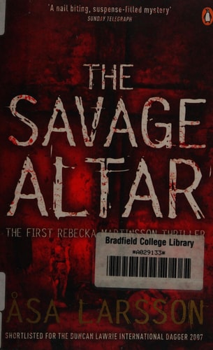 SAVAGE ALTAR, de LARSSON | portada del libro