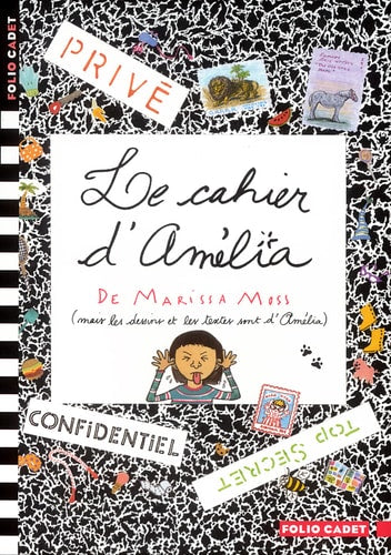 LE CAHIER D'AMELIA, de Marissa Moss | portada del libro