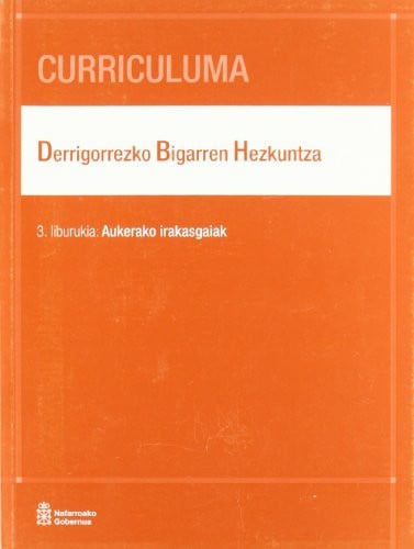 Aukerako irakasgaiak: literatura sorkuntza, literatura sorkuntza, D eredua, oinarrizko matematika, o, de Departamento de Educ