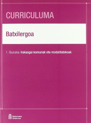 Irakasgai komunak eta modalitatekoak, de Departamento de Educación | portada del libro
