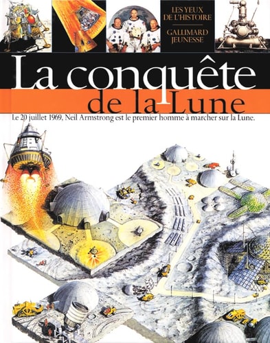 LA CONQUETE DE LA LUNE, de Carole Stott | portada del libro