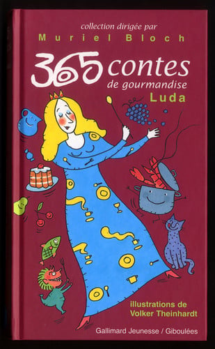 365 CONTES DE GOURMANDISES, de LUDA | portada del libro