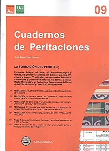 CUADERNOS DE PERITACIONES 9, de Pardo Suárez | portada del libro