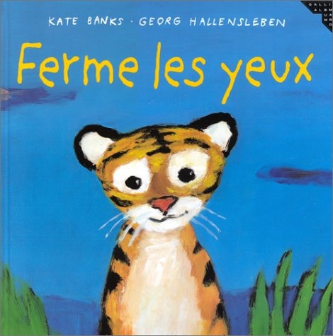 FERME LES YEUX, de Kate Banks | portada del libro