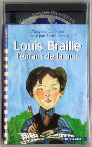 LOUIS BRAILLE 1LIV-1CD, de Margaret Davidson | portada del libro