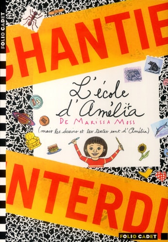 L'ECOLE D'AMELIA, de Marissa Moss | portada del libro
