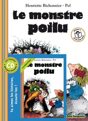 Le Monstre Poilu Cd, de Henriette Bichonnier | portada del libro