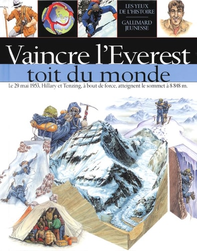 VAINCRE L'EVEREST TOIT DU MONDE, de Richard Platt | portada del libro