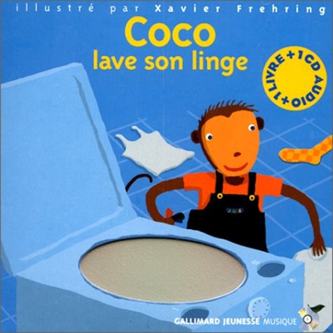 COCO LAVE SON LINGE LIVR-CD, de Paule Du Bouchet | portada del libro