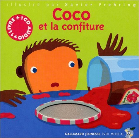 Coco et la confiture cd, de Lila Marigny | portada del libro