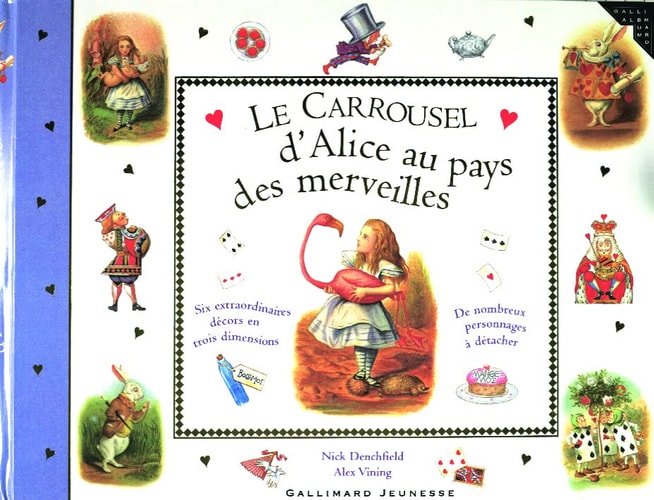 LE CARROUSEL D'ALICE AU PAYS DES MERVEILLES, de Alex Vining | portada del libro