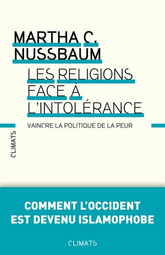 LES RELIGIONS FACE A LA INTOLERANCE, de NUSSBAUM MARTHA | portada del libro
