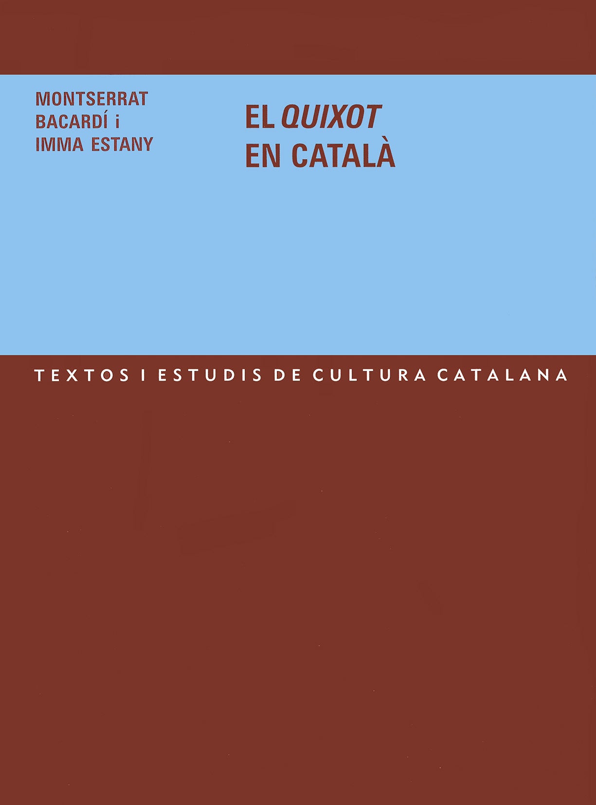El Quixot en català, de Bacardí i Tomàs | portada del libro