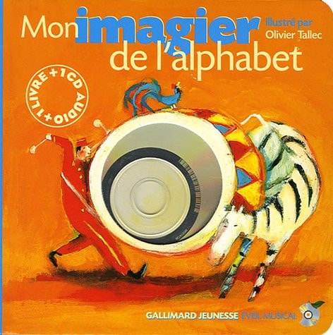 Mon Imagier de L'Alphabet (1livr-1cd), de Olivier Tallec | portada del libro