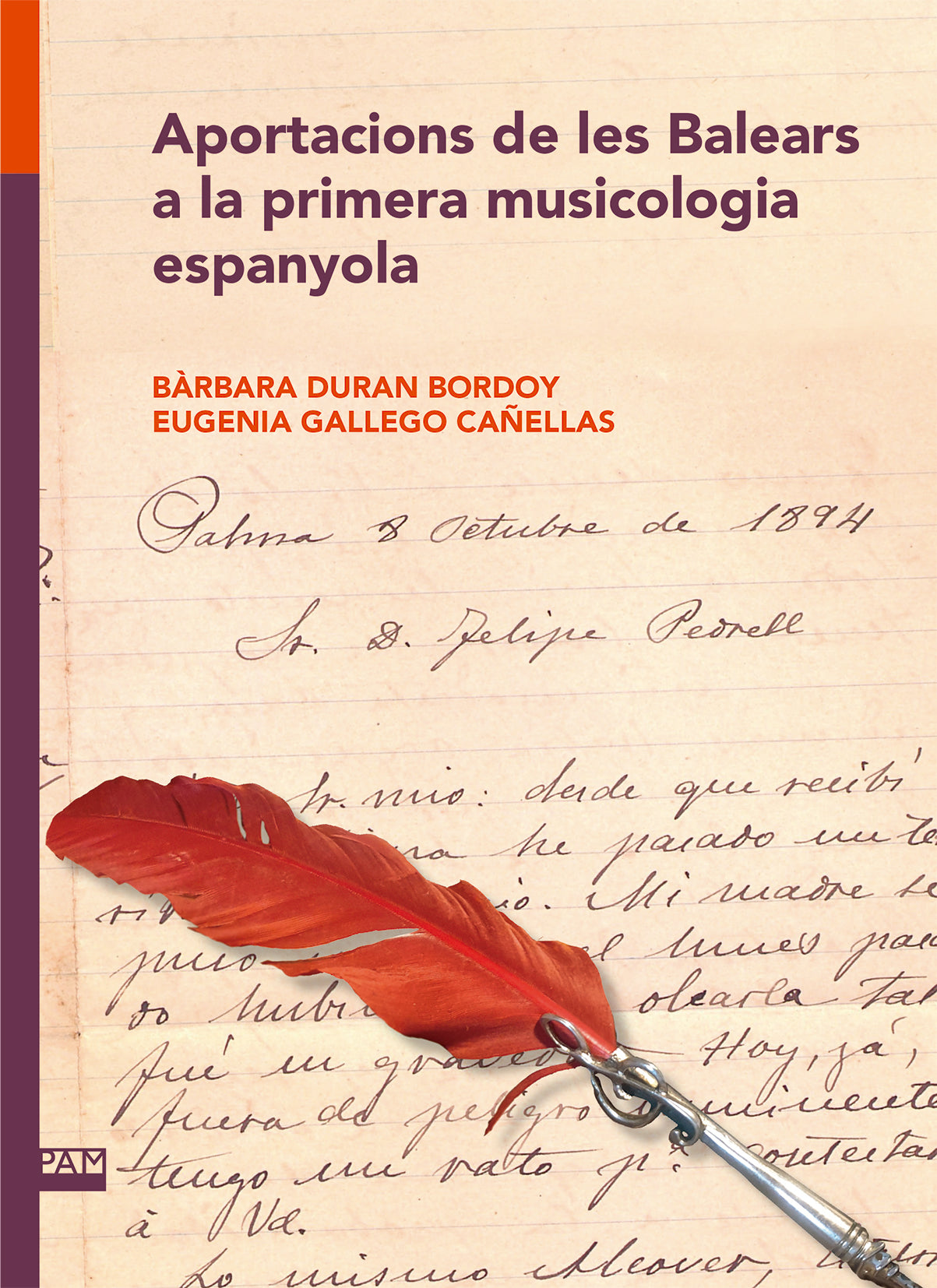 APORTACIONS DE LES BALEARS A LA PRIMERA MUSICOLOGIA ESPANYO, de BARBARA DURAN BORDOY | portada del libro