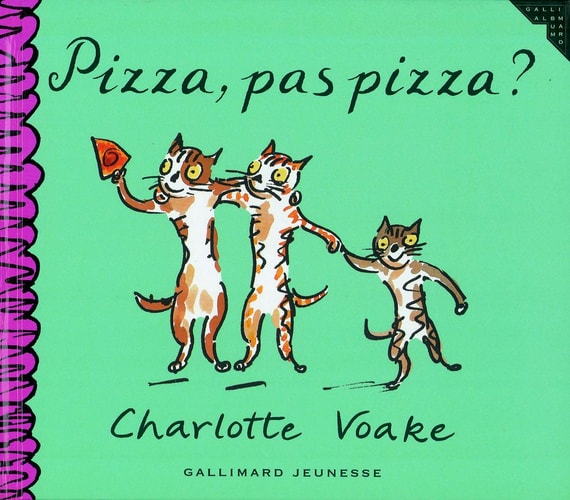 PIZZA PAS PIZZA ?, de Charlotte Voake | portada del libro
