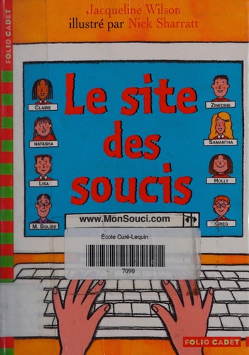 LE SITE DES SOUCIS, de Jacqueline Wilson | portada del libro