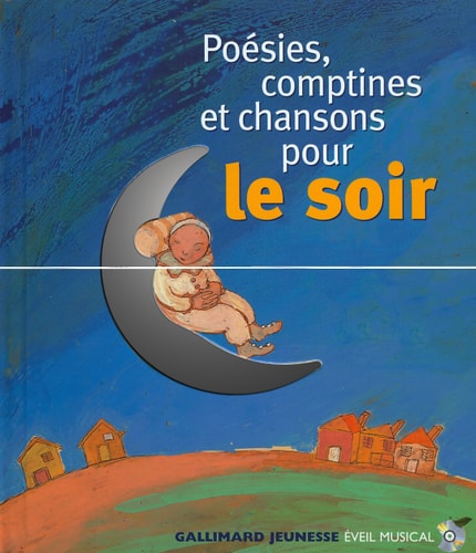POESIES COMPTINES ET CHANSONS POUR LE SOIR LIVR-CD, de Natali Fortier | portada del libro