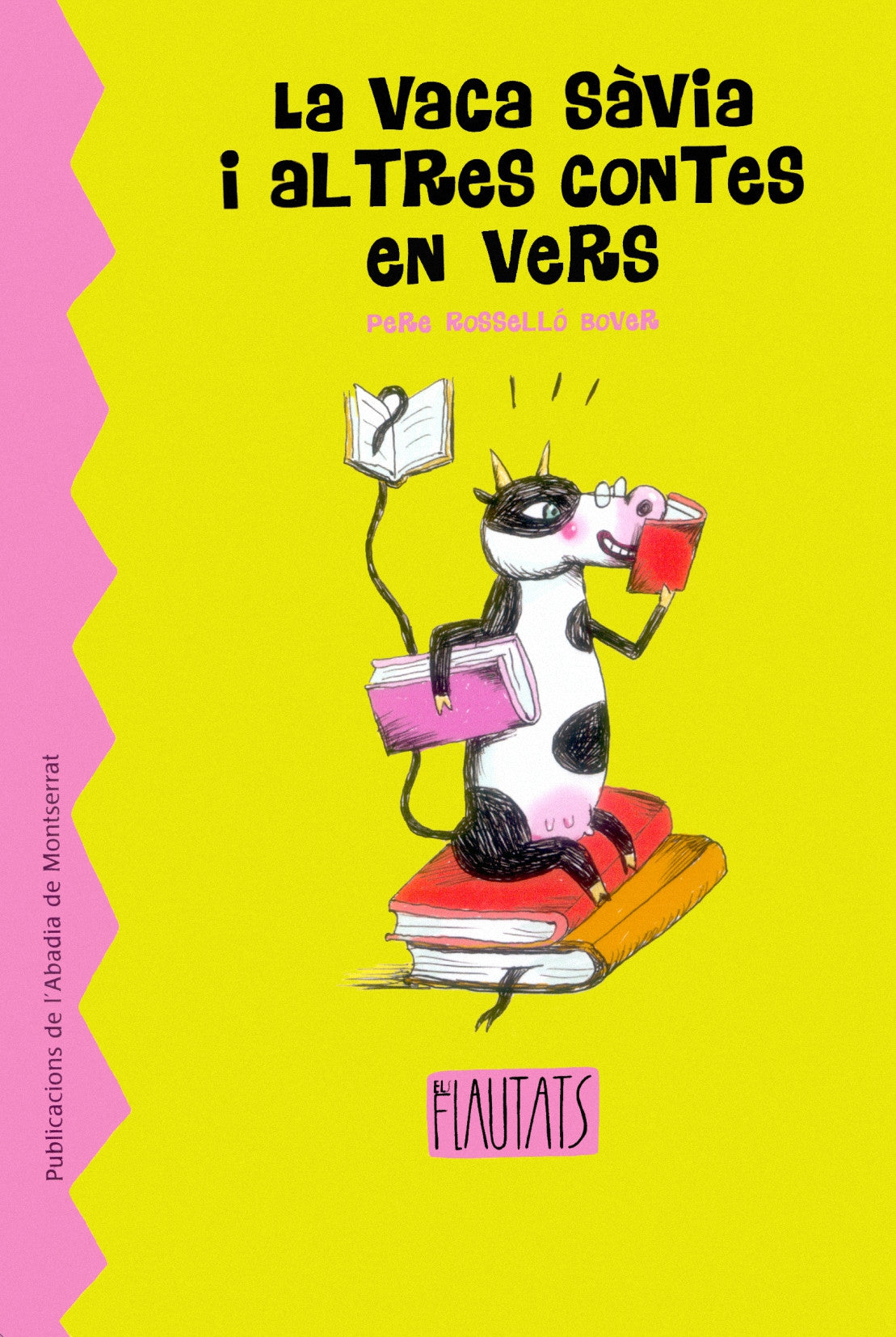 LA VACA SAVIA I ALTRES CONTES EN VERS, de ROSSELLO BOVER | portada del libro