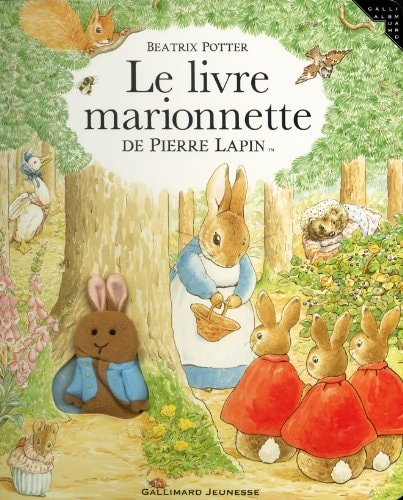 LE LIVRE MARIONNETTE DE PIERRE LAPIN, de Beatrix Potter | portada del libro