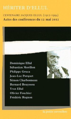 HERITER D'ELLUL, de Dominique Ellul | portada del libro