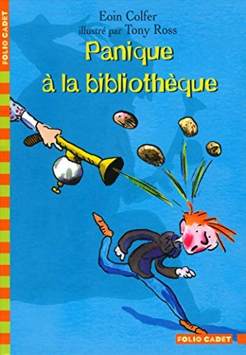 PANIQUE A LA BIBLIOTHEQUE, de Eoin Colfer | portada del libro