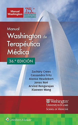 MANUAL WASHINGTON DE TERAPEUTICA MEDICA 36ªED., de CREES | portada del libro