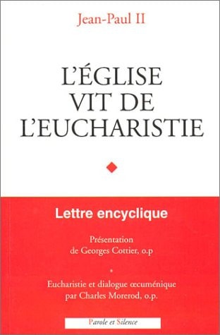 EGLISE VIT DE L EUCHARISTIE, de Jean-Paul II | portada del libro