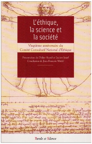 ETHIQUE LA SCIENCE ET LA SOCIETE, de Vincent Aucante | portada del libro