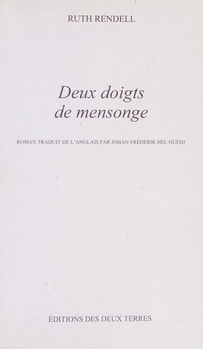 2 DOIGTS DE MONSONGE, de RENDELL R | portada del libro