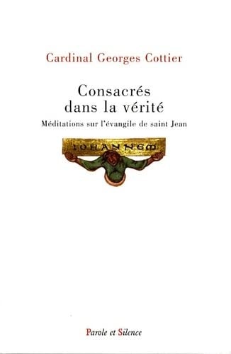 CONSACRES DANS LA VERITE, de Georges Cottier | portada del libro