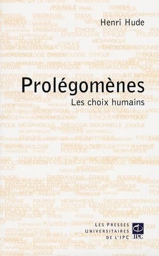 PROLEGOMENES, de Henri Hude | portada del libro
