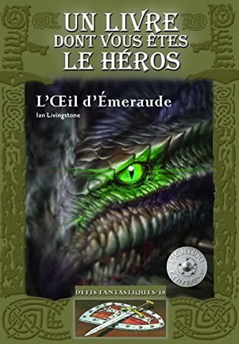 L'OEIL D'EMERAUDE, de Ian Livingstone | portada del libro