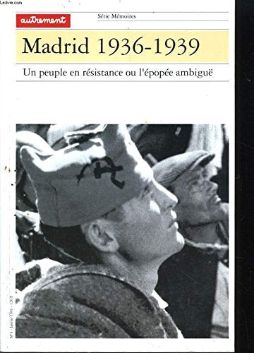 Madrid, 1936-1939, de Serrano | portada del libro