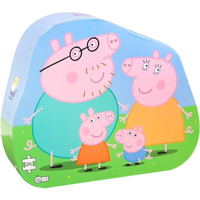 PEPPA PIG FAMILIA PUZZLE 34X44 24 PIEZAS | portada del libro