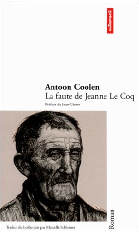 LA FAUTE DE JEANNE LECOQ, de Antoon Coolen | portada del libro